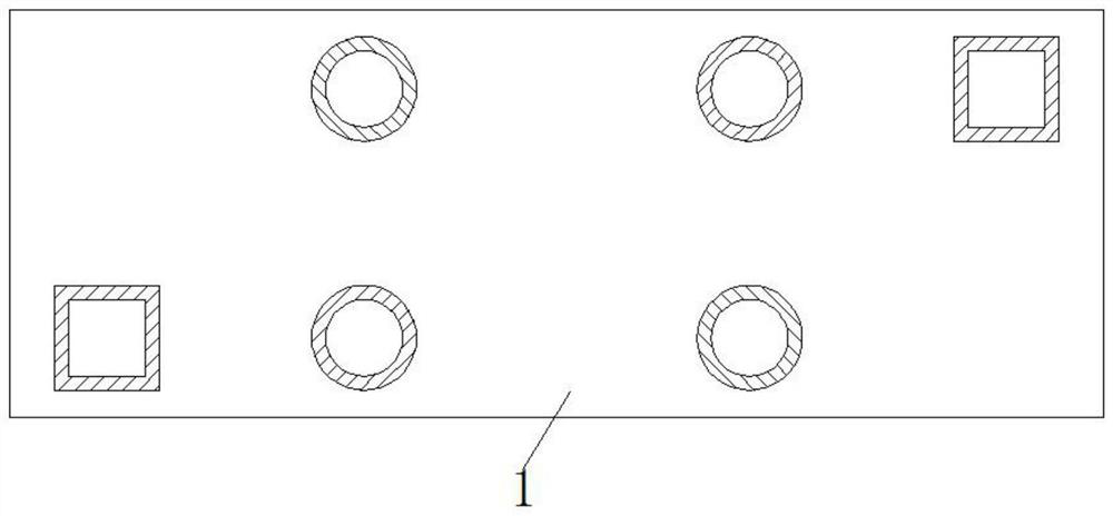 Stamping connecting piece and light steel structure rigid frame thereof