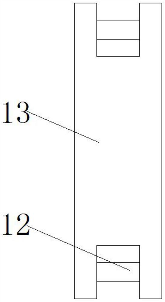 Stamping connecting piece and light steel structure rigid frame thereof