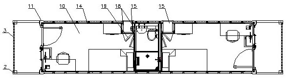 Container type house unit and modularized group building residential building