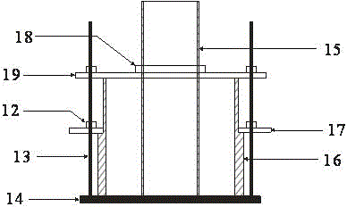 A sample preparation device, sample preparation method and permeability coefficient determination method of a sand-soil contact surface sample