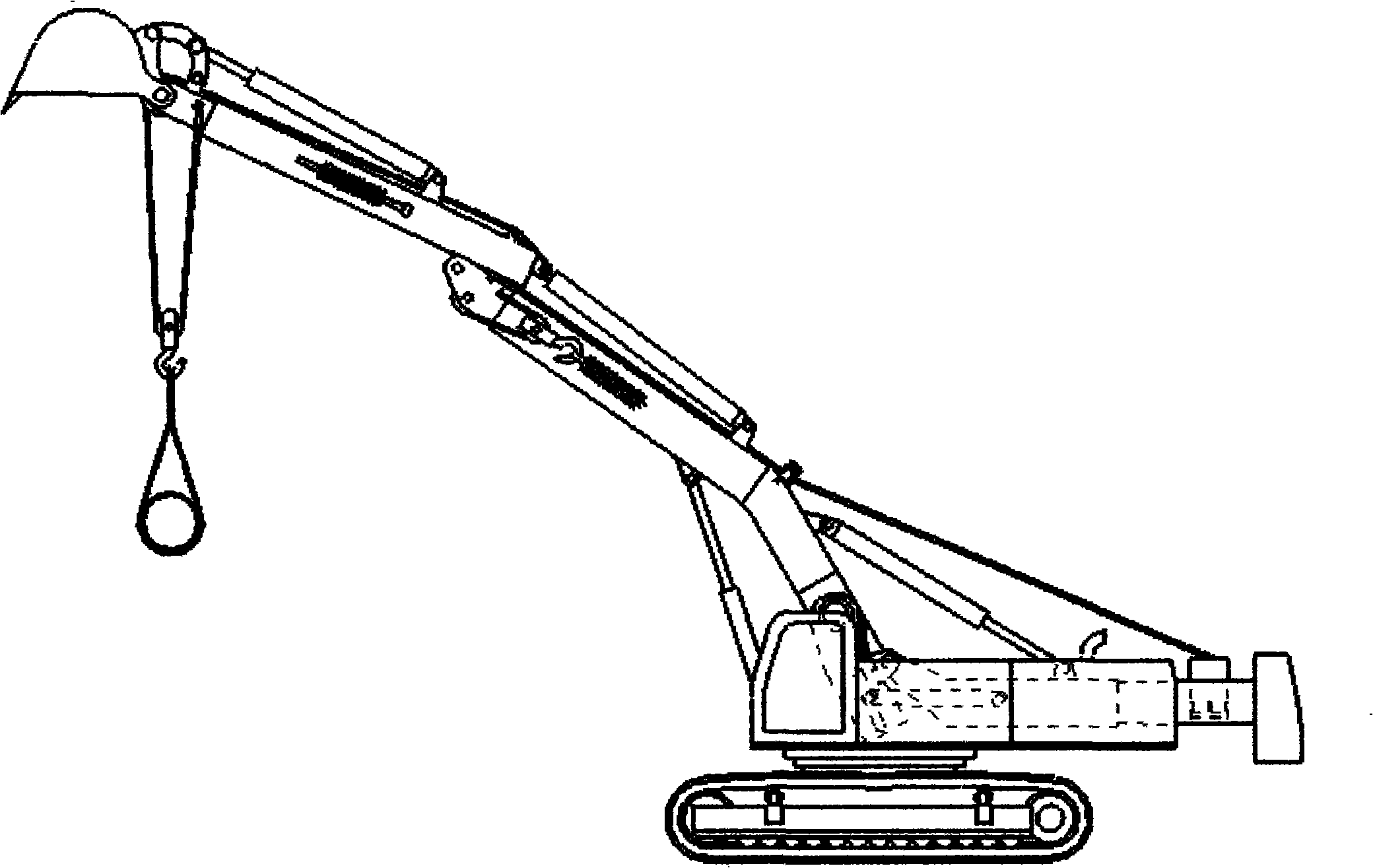 Multifunctional crane excavator