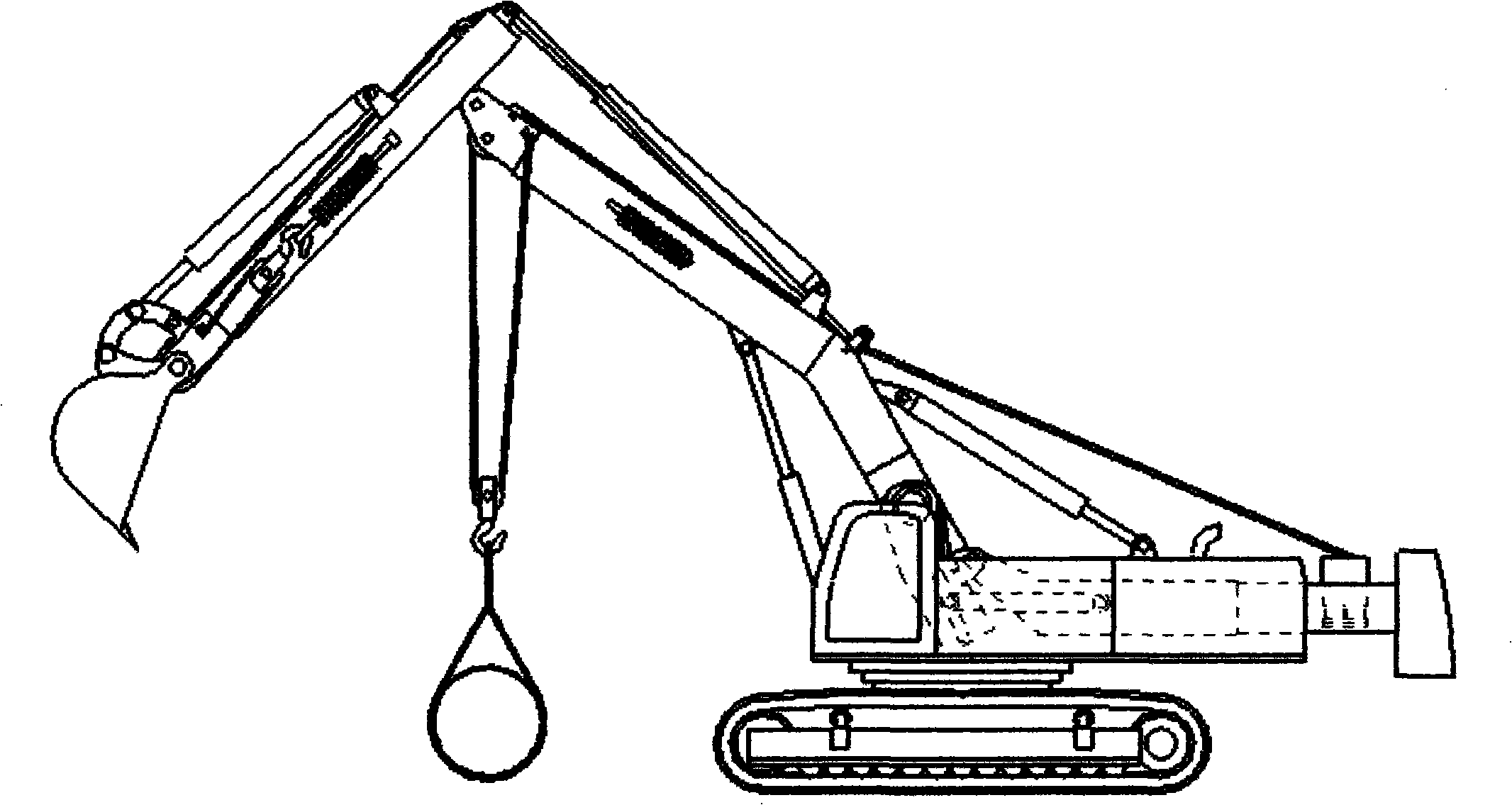 Multifunctional crane excavator