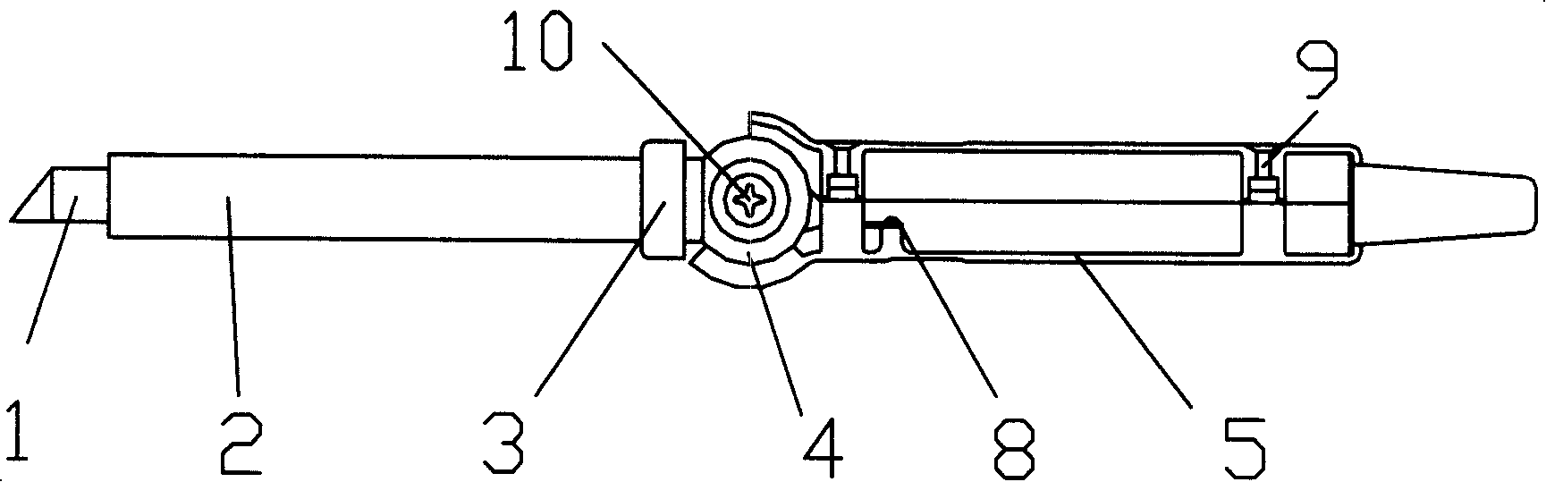 Variable angle electric iron