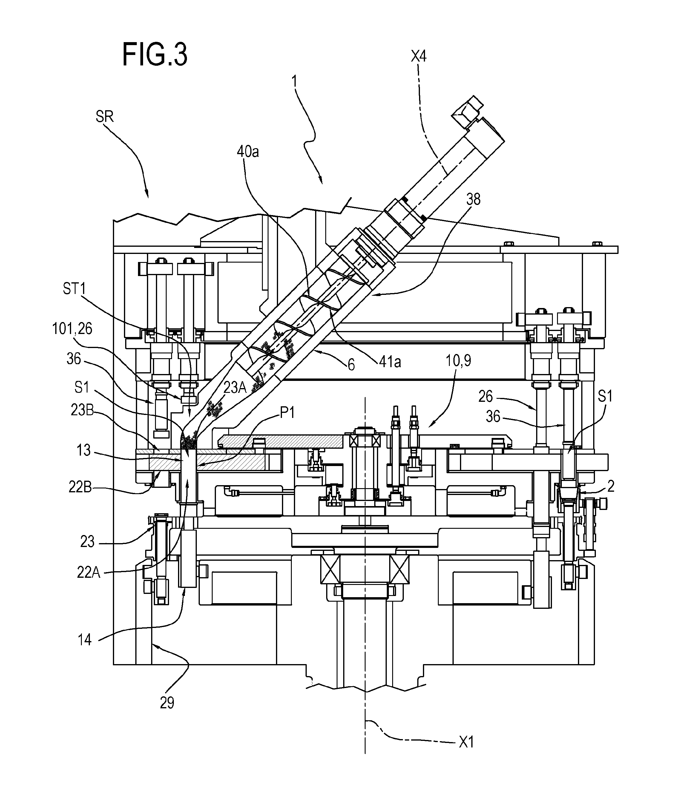 Unit and method for filling containers forming single-use capsules for extraction or infusion beverages