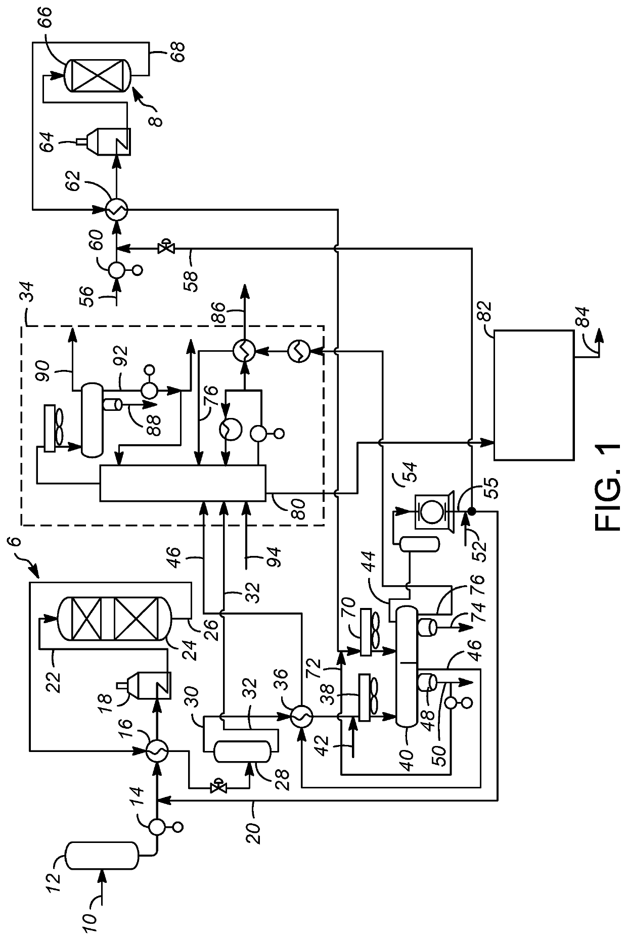 Processes for stripping contaminants from multiple effluent streams