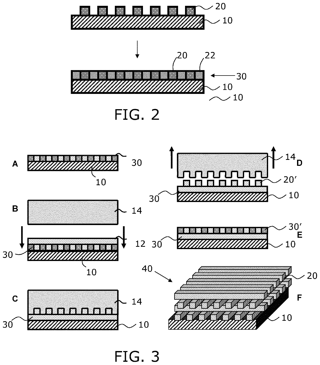 Imprint lithography stamp method of making and using the same