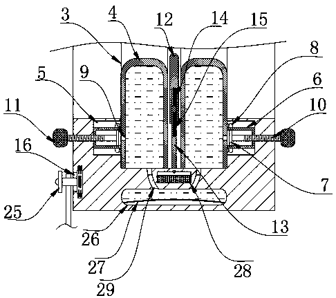 Clinical hemostasis rescue device with buffer protection function for cardiology department