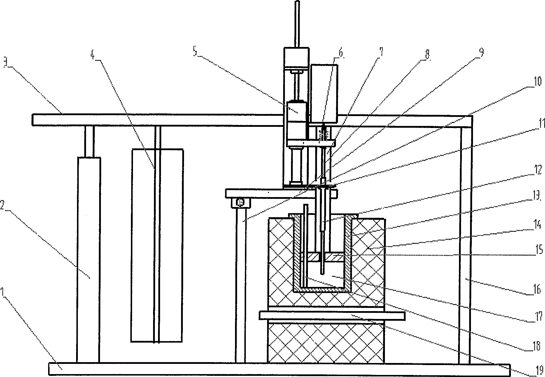 Full automatic intelligent measuring apparatus for gelatineous layer of mixed coal and measuring method thereof