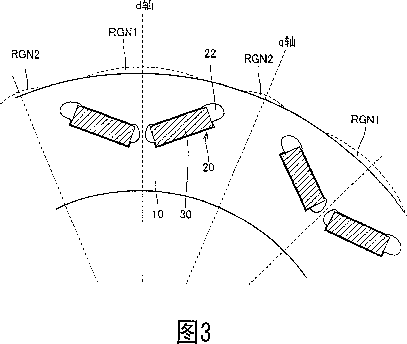 Permanent magnet type rotating electric machine capable of suppressing deformation of rotor core