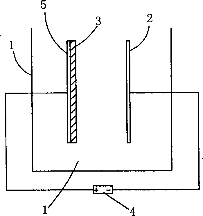 Alkali reductive water diaphragm-free electrolysis device