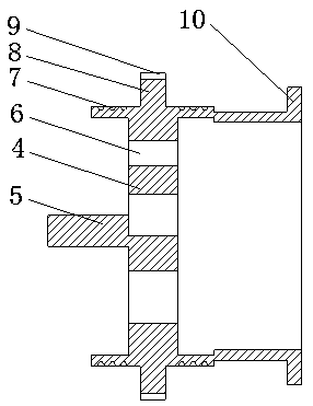 Spraying head device with adjustable spraying speed for fire protection