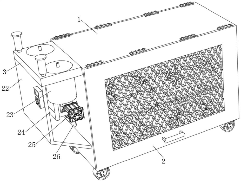 Mobile transportation device and method for lily potted plants