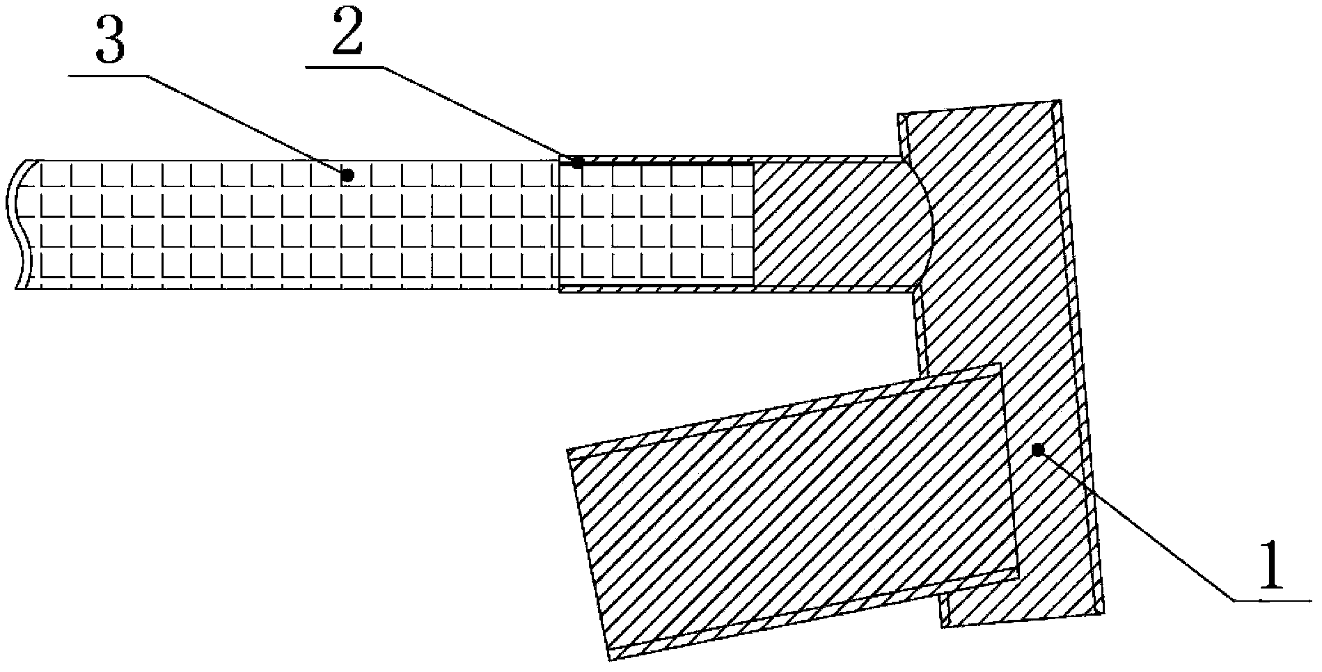 Adhesive connection method of original bamboo and bicycle metal joint