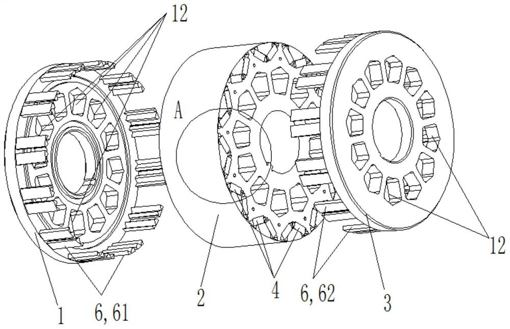 Rotor assemblies, motors, automobiles