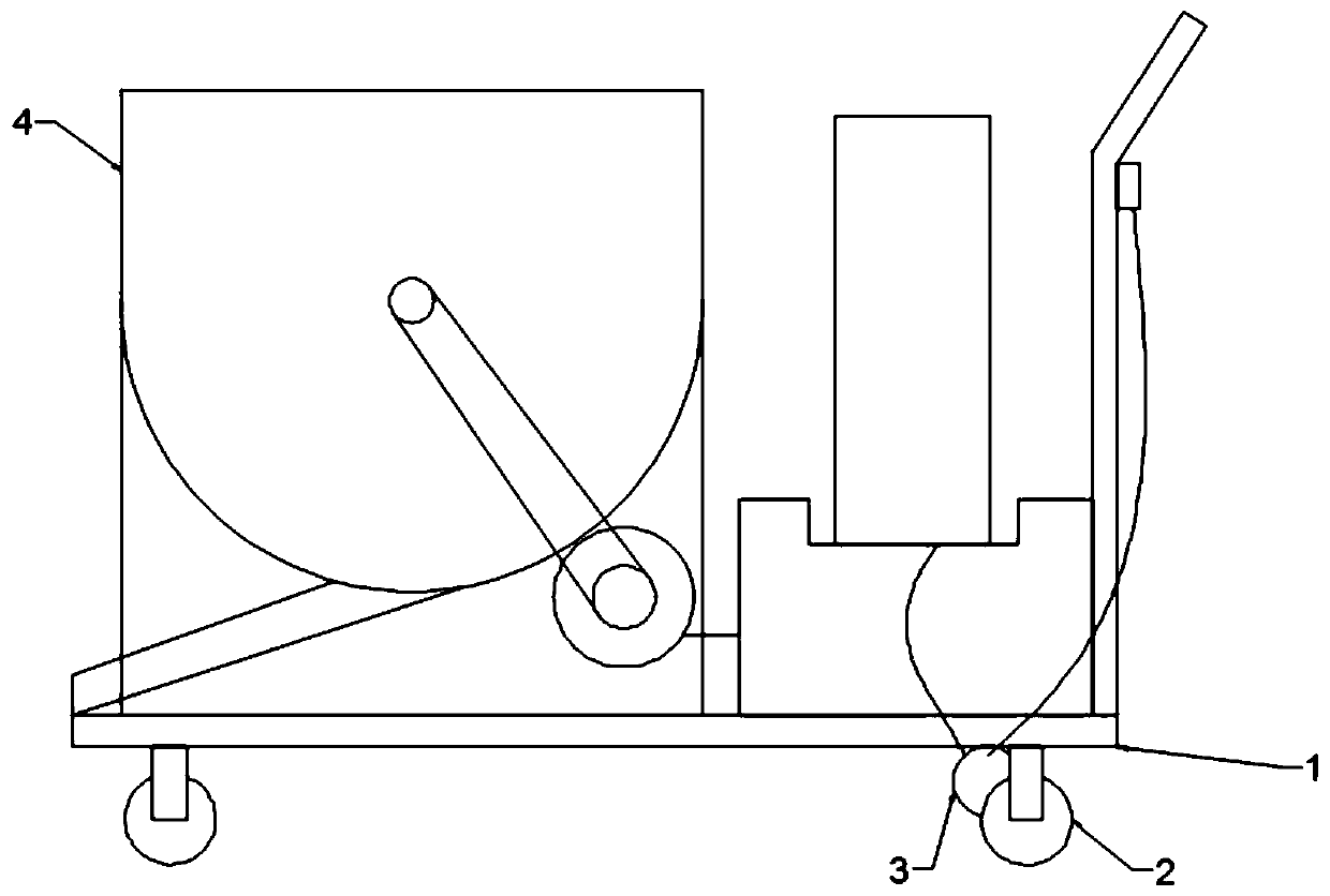 Pavement repairing device for highway engineering