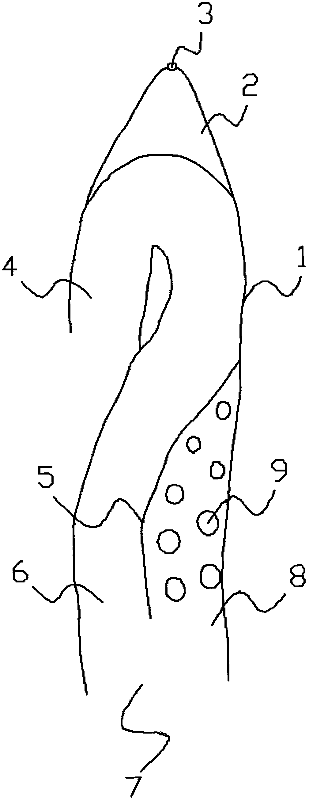 Novel reverse arterial intubation tube