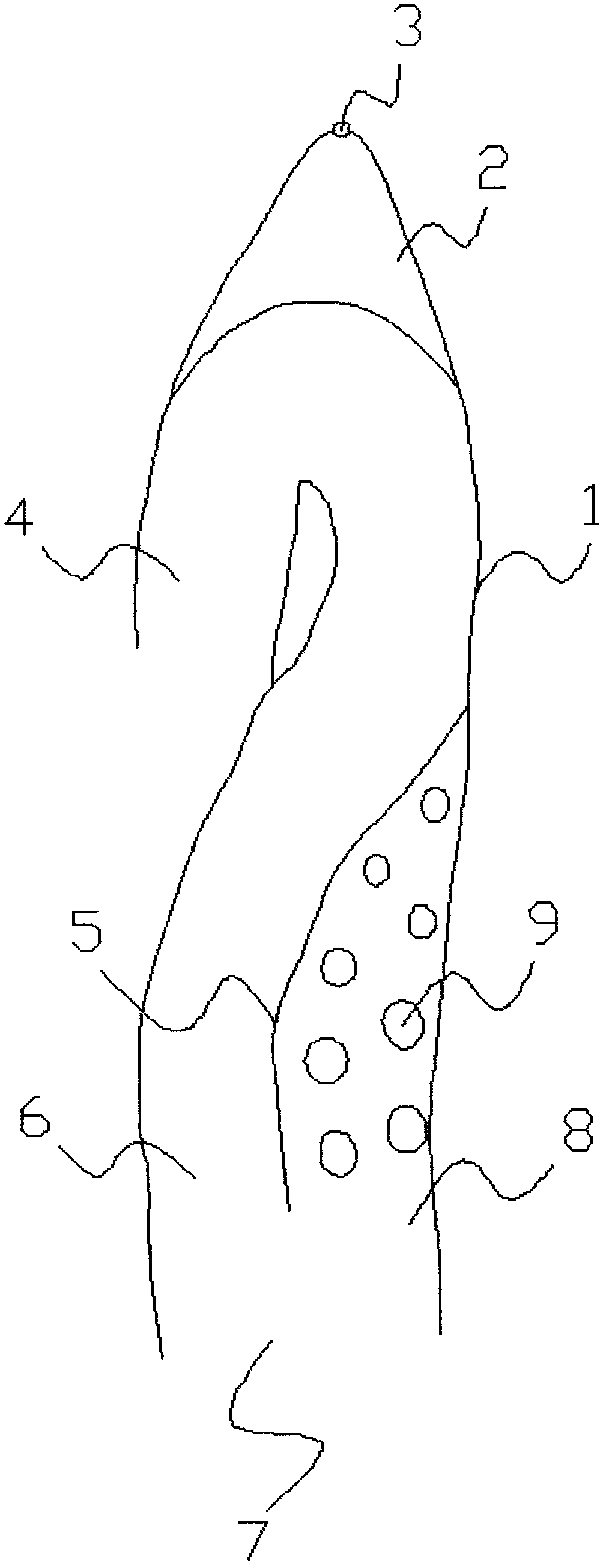 Novel reverse arterial intubation tube