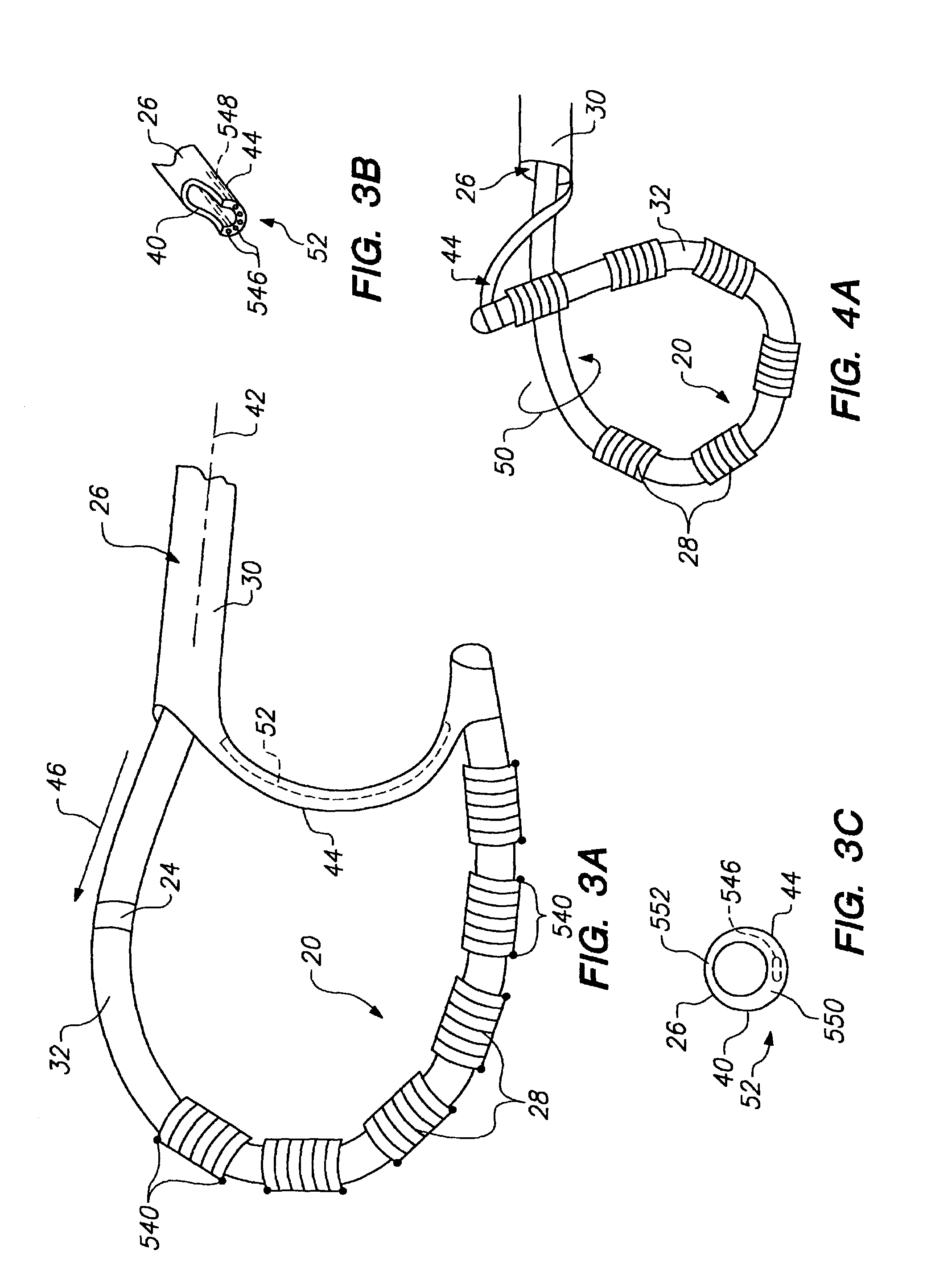 Structures for supporting multiple electrode elements