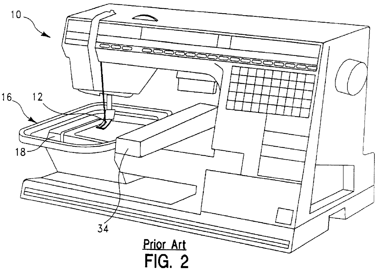 Embroidery machine fabric holder