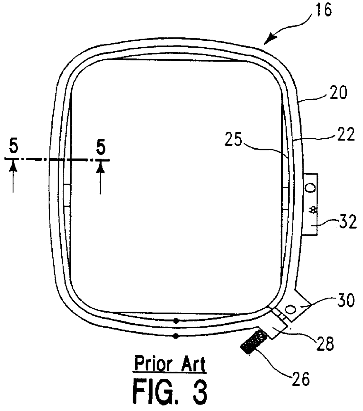 Embroidery machine fabric holder