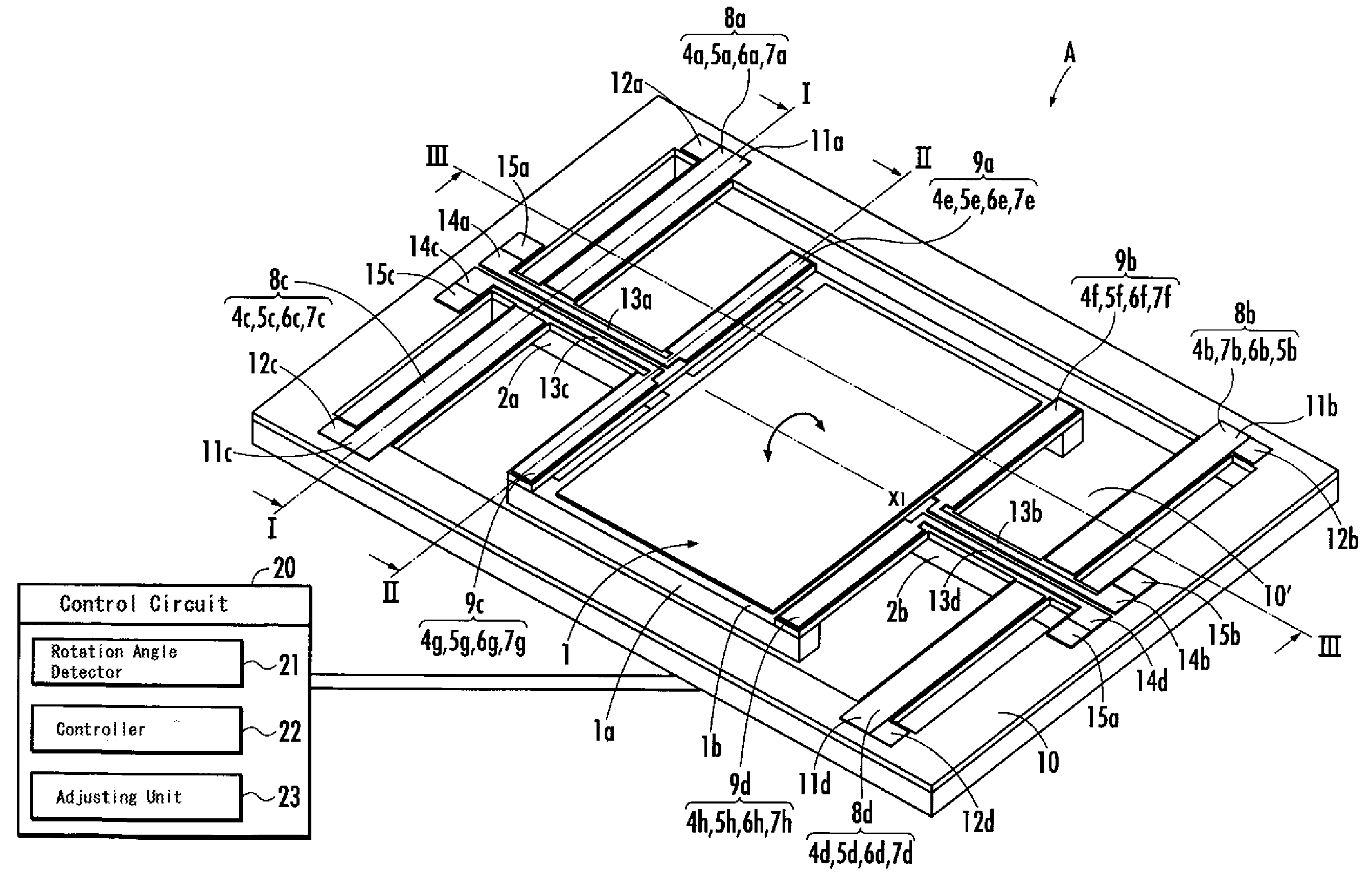 Optical deflector