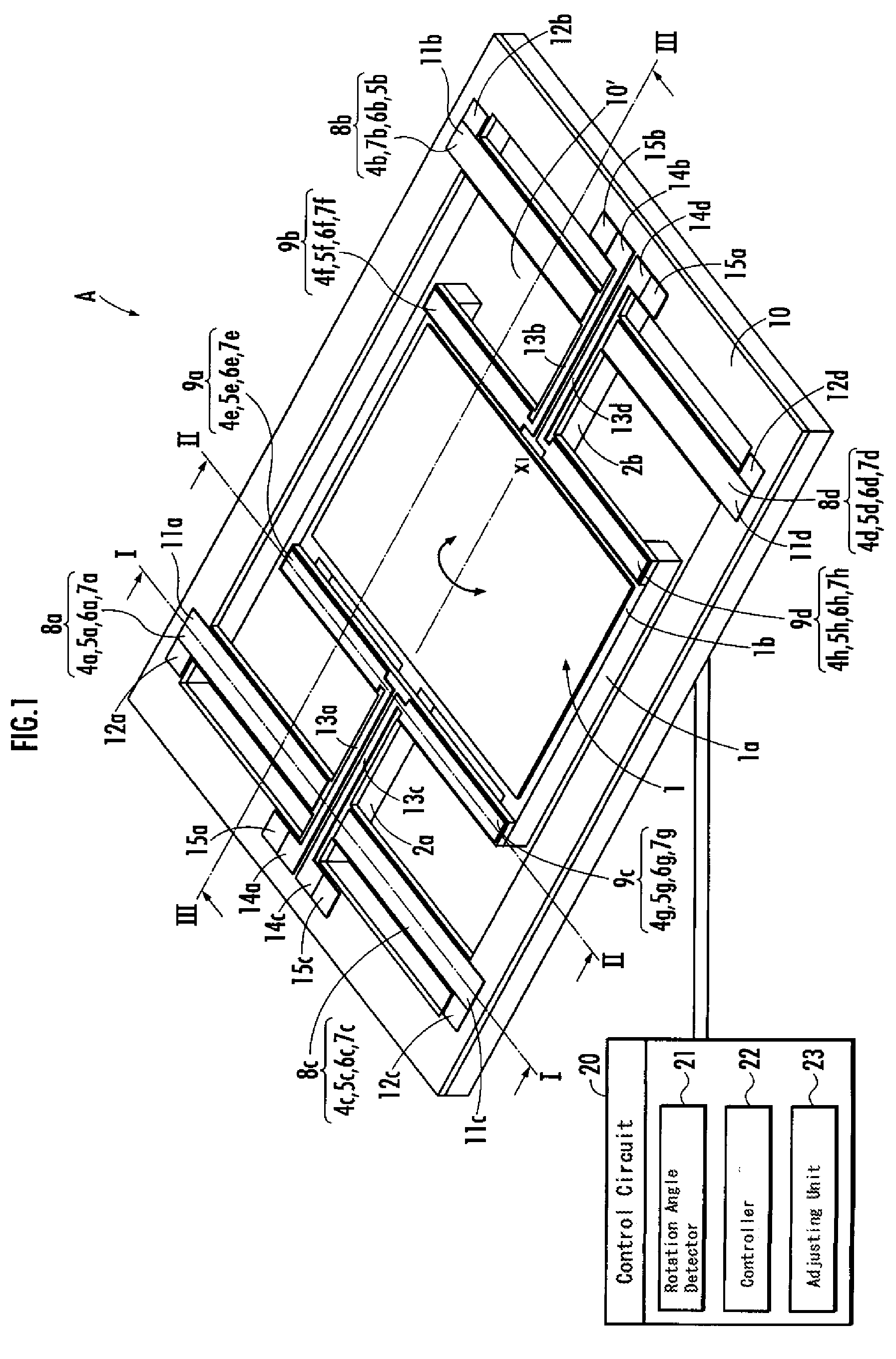 Optical deflector