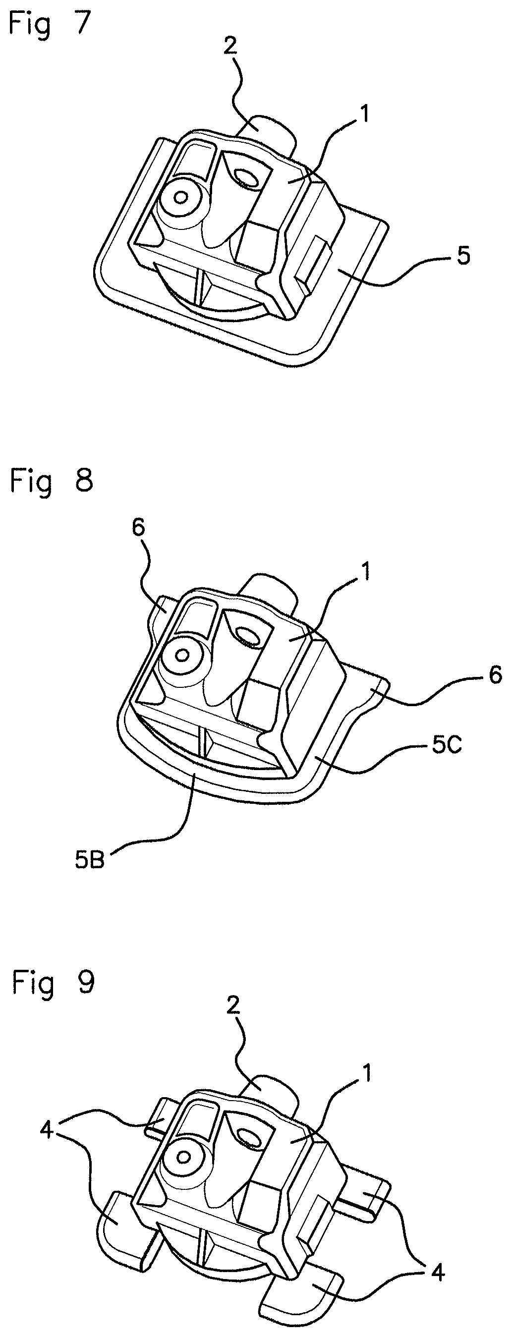 Electronic module housing and electronic unit for measuring operating parameters of a vehicle wheel