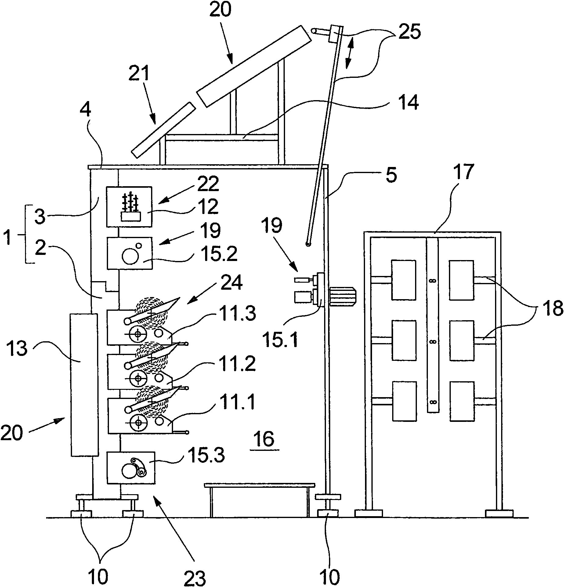 False twist texturing machine