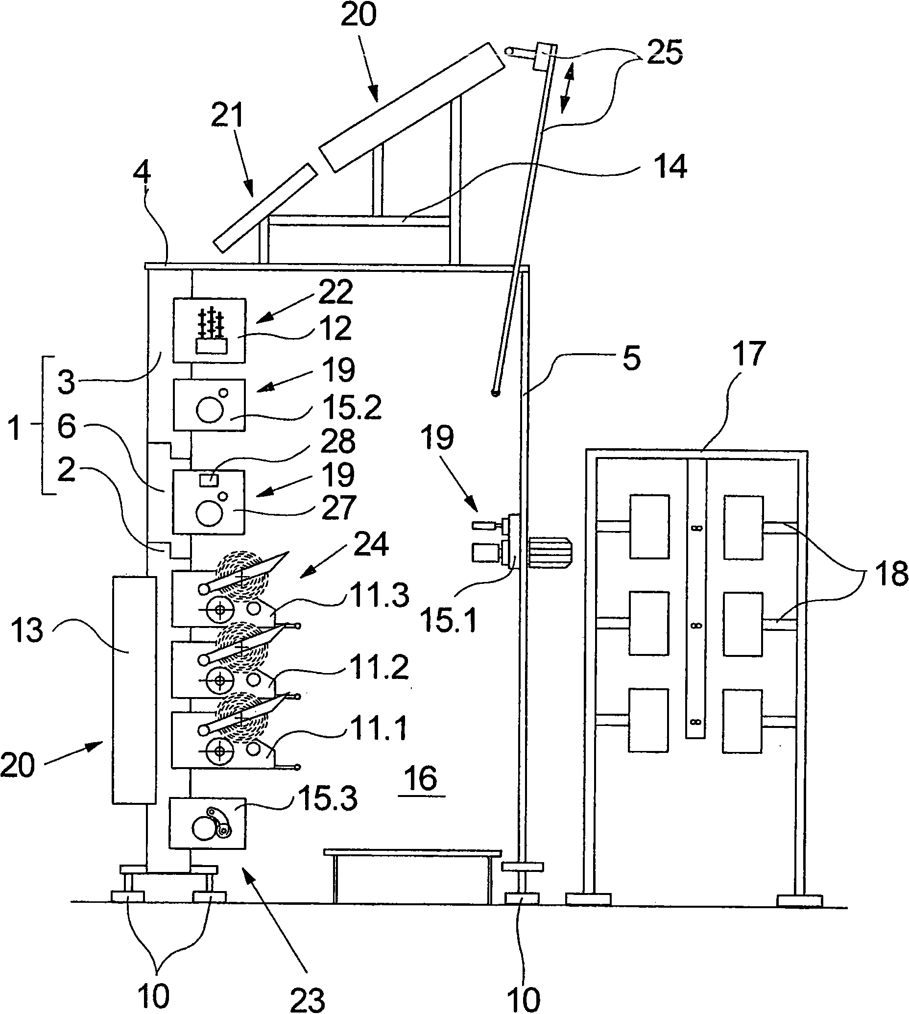 False twist texturing machine