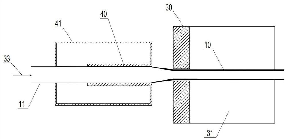 Shaping and forming equipment for cavity material pipe