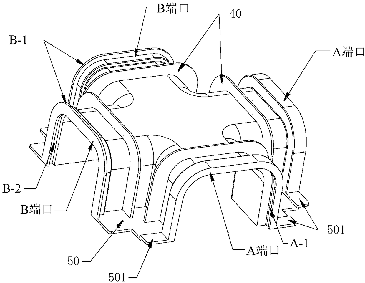 Novel assembly type planting roof drainage groove and drainage system