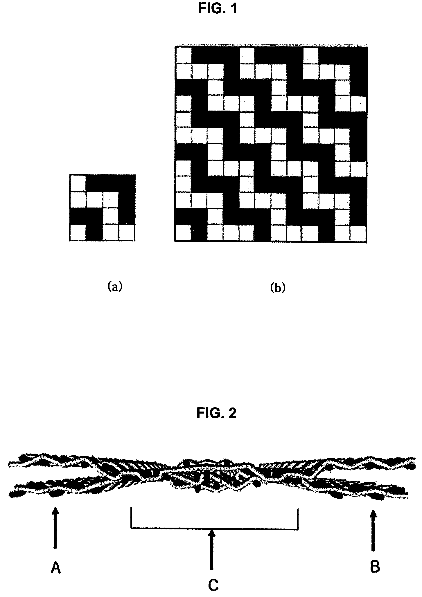 Inflatable two-layer fabrics by gas