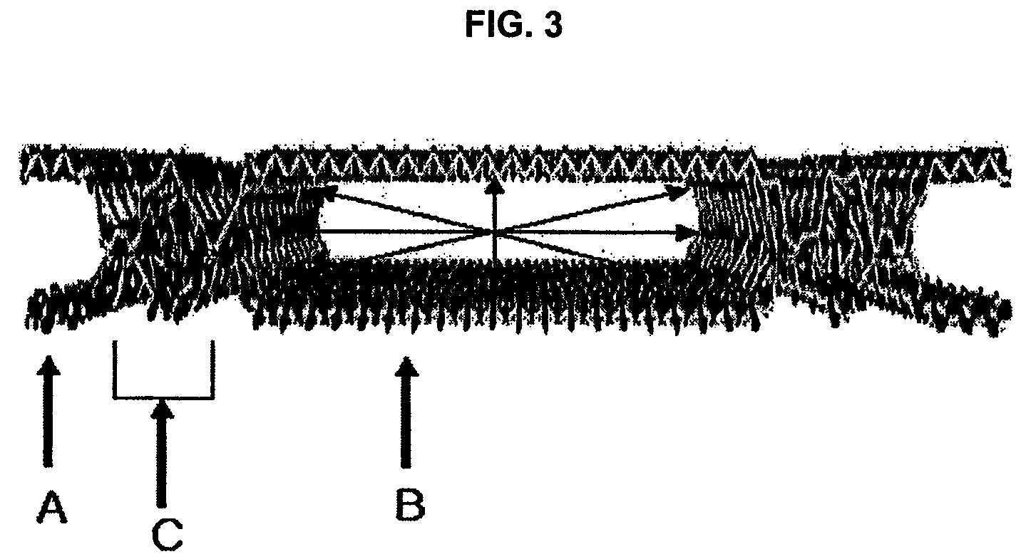 Inflatable two-layer fabrics by gas