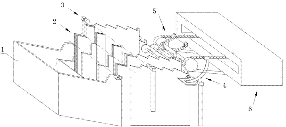 Automatic feeding device for rod tie members