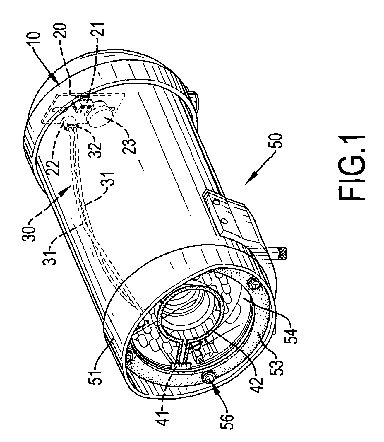 Defogging device for a surveillance camera