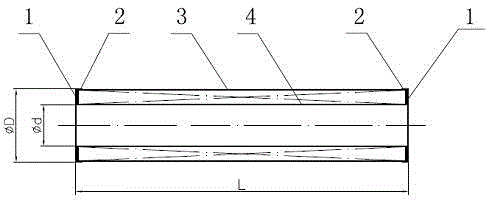 Composite metal coalescent filter element