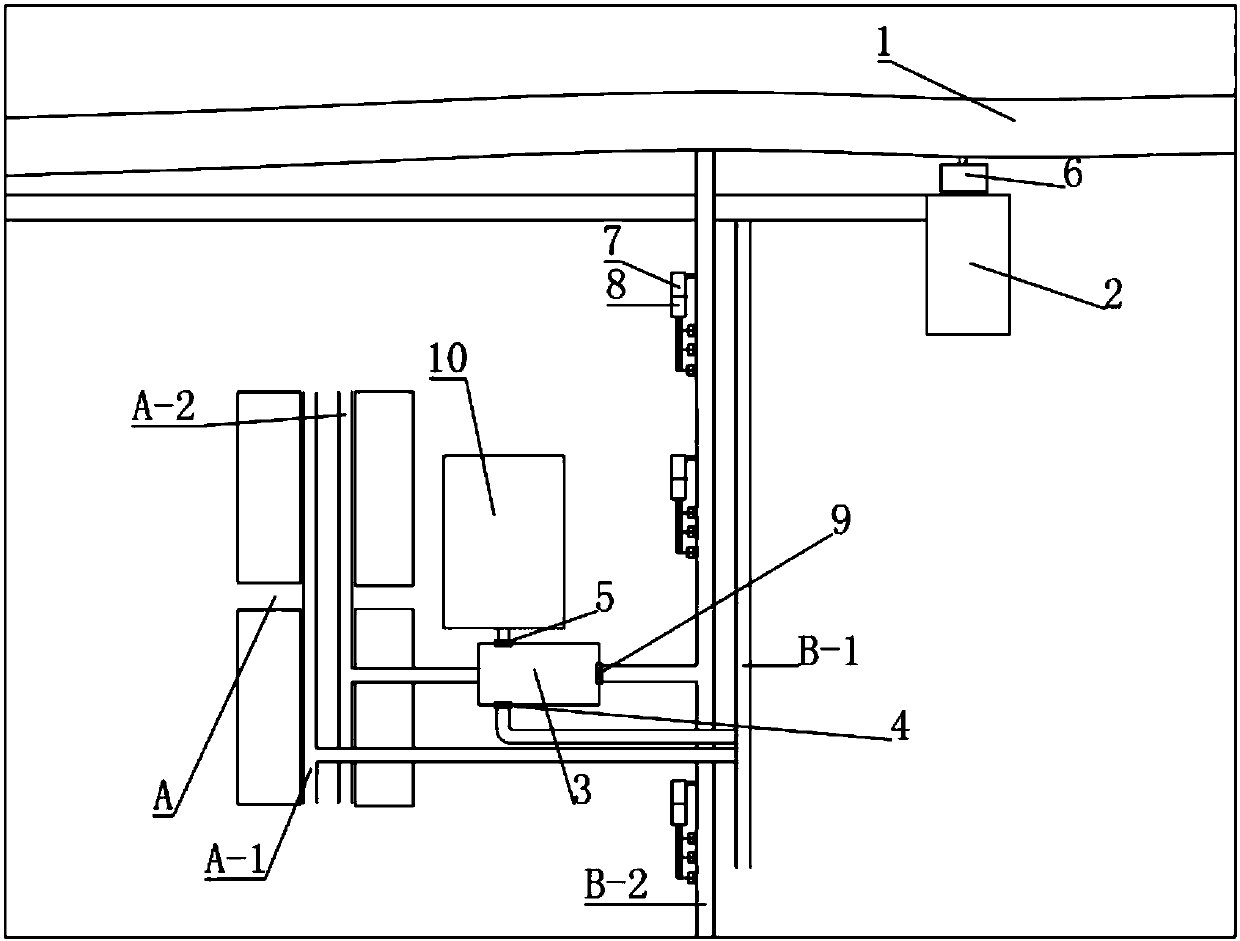 Sewage and rainwater separate drainage system and method for controlling same