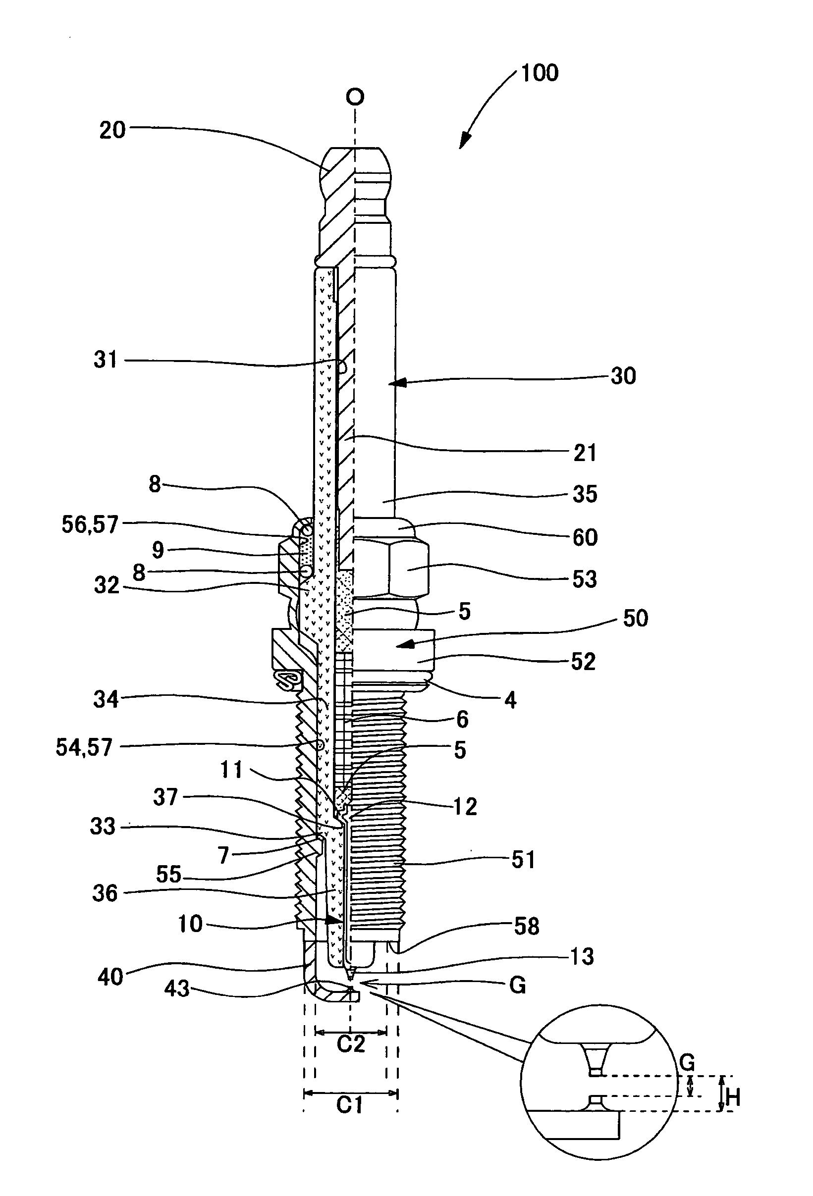 Spark plug and method for producing spark plug