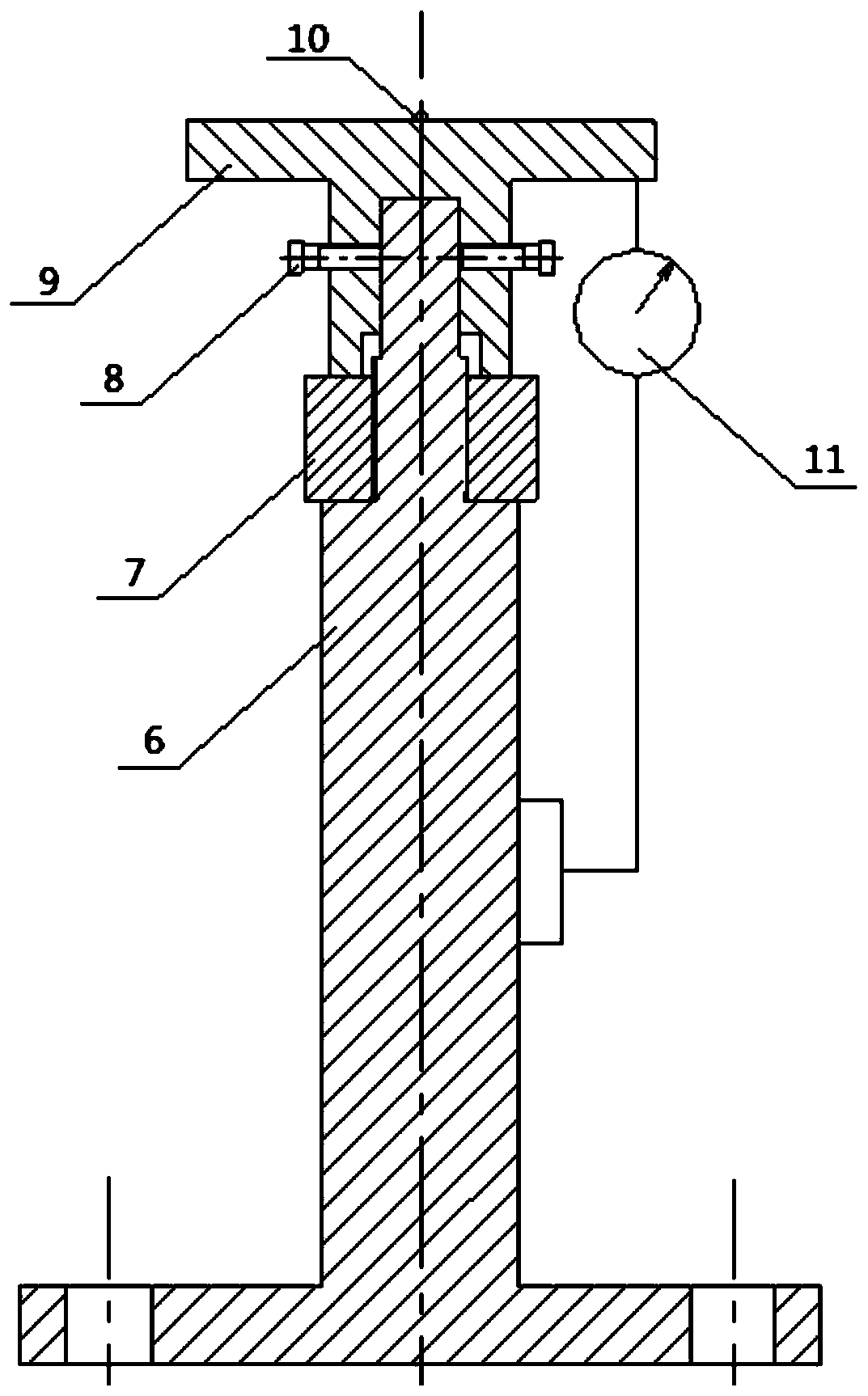 A test and calibration bench for shafting strain measurement system