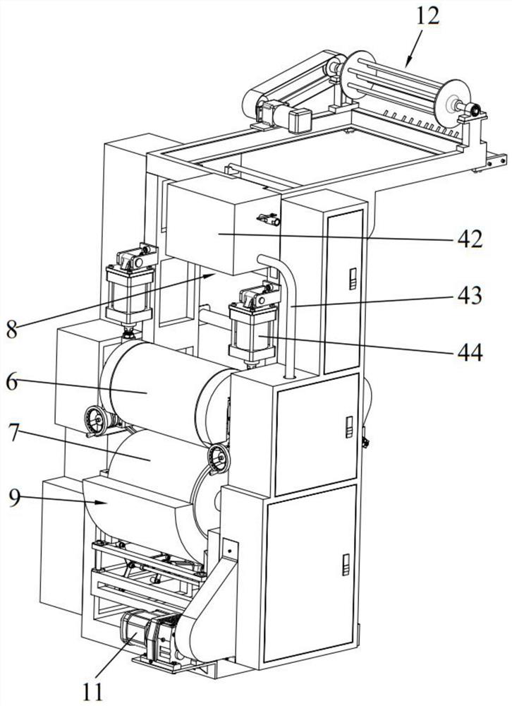 Braid double-sided gold stamping equipment