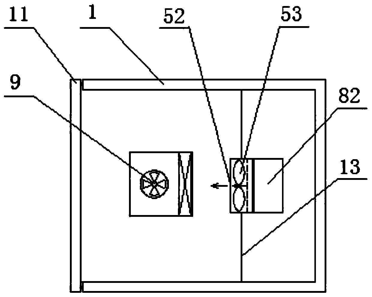 Low-temperature disinfection cabinet and disinfection method