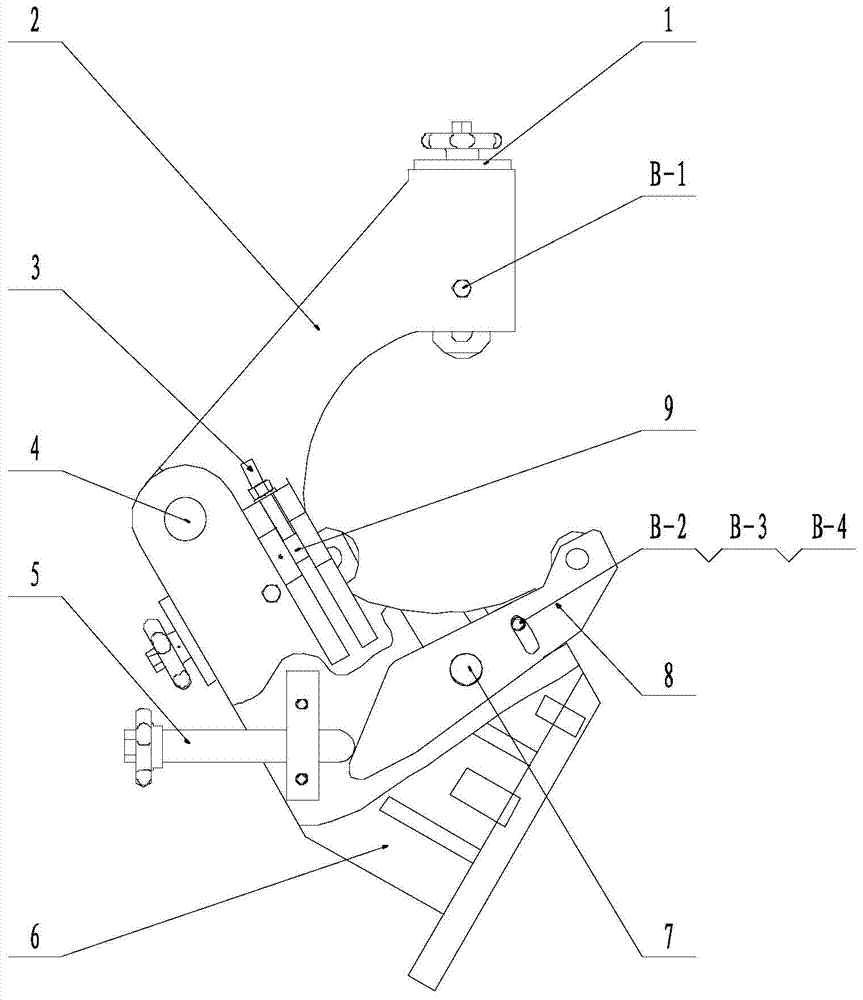 Semi-closed numerical control lathe center frame