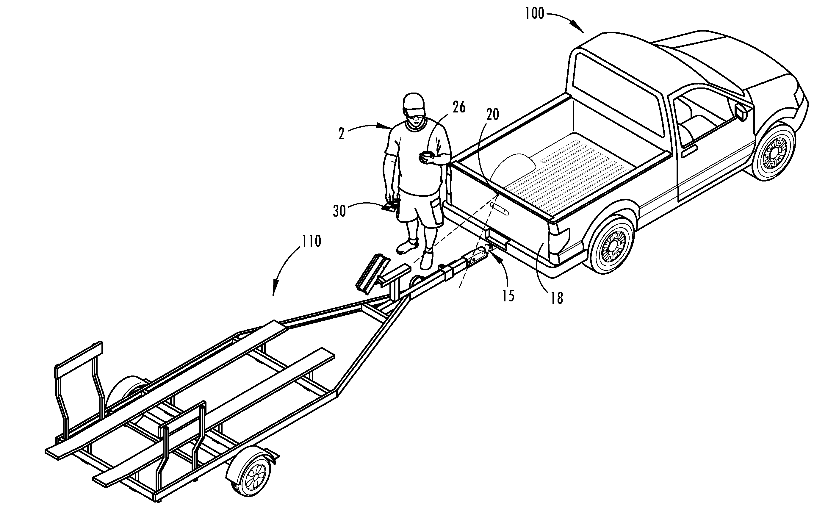 Trailer backup assist system with trajectory planner for multiple waypoints