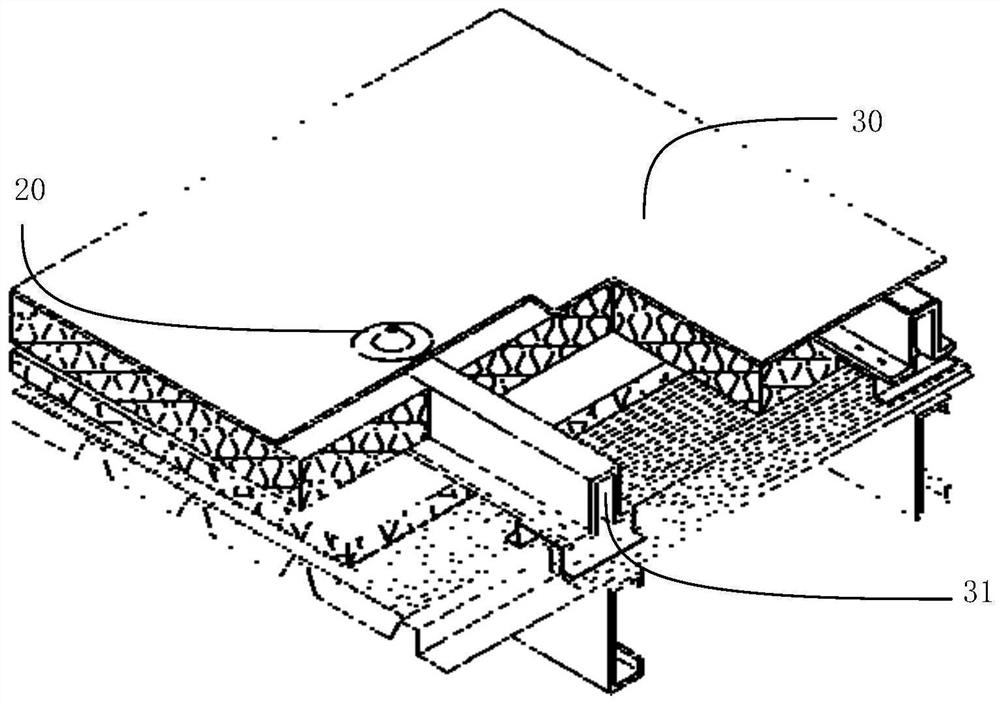 Flexible roof photovoltaic module fixing device