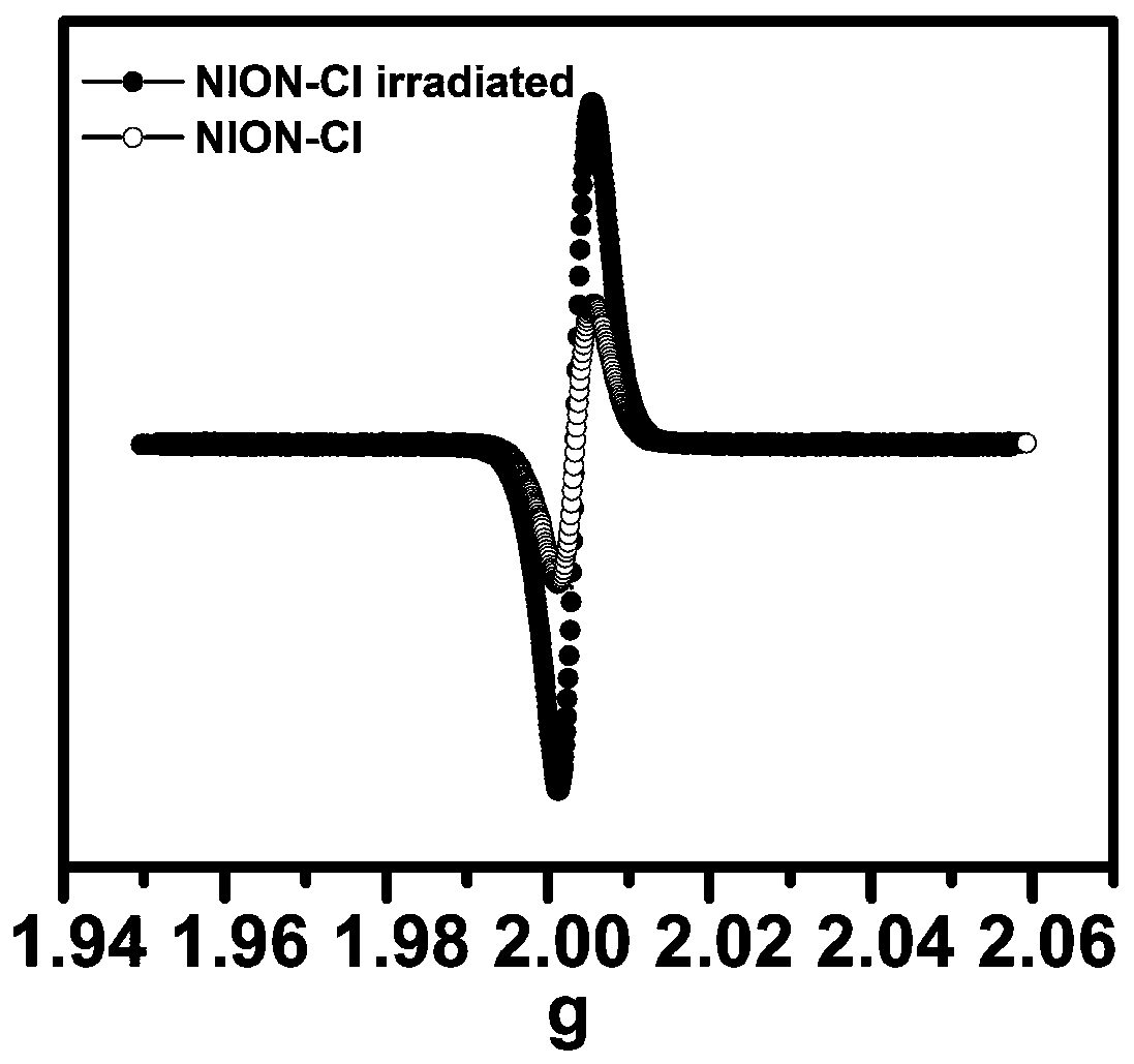 An ionized nanoporous organic network polymer and its preparation method and application