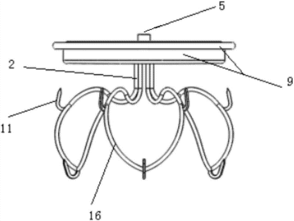 Left auricle occlusion device with high adaptability