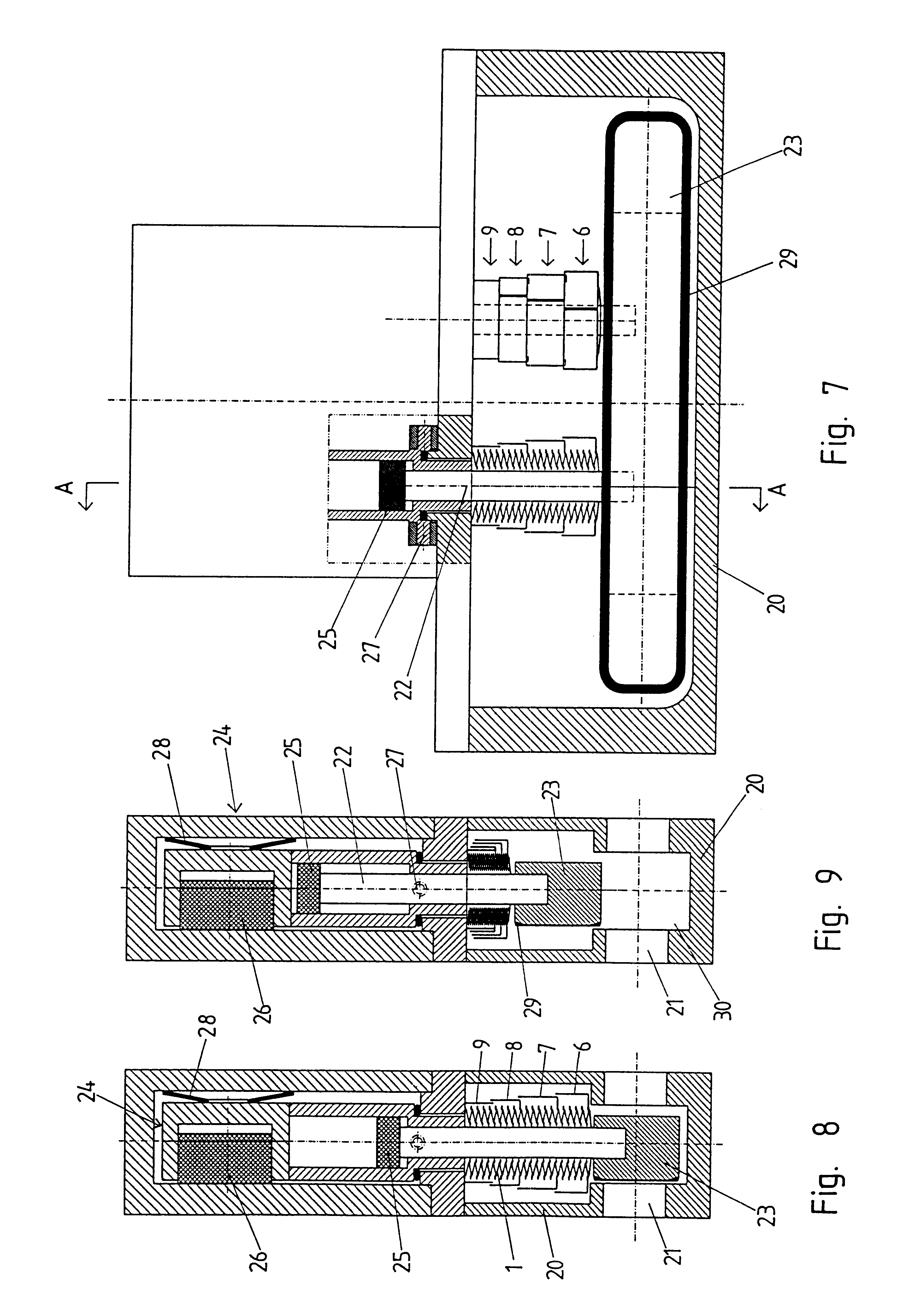 Diaphragm bellows device