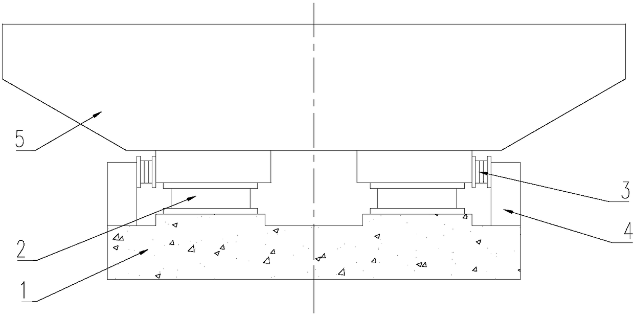 Bridge supporting device, installation method thereof and bridge supporting system