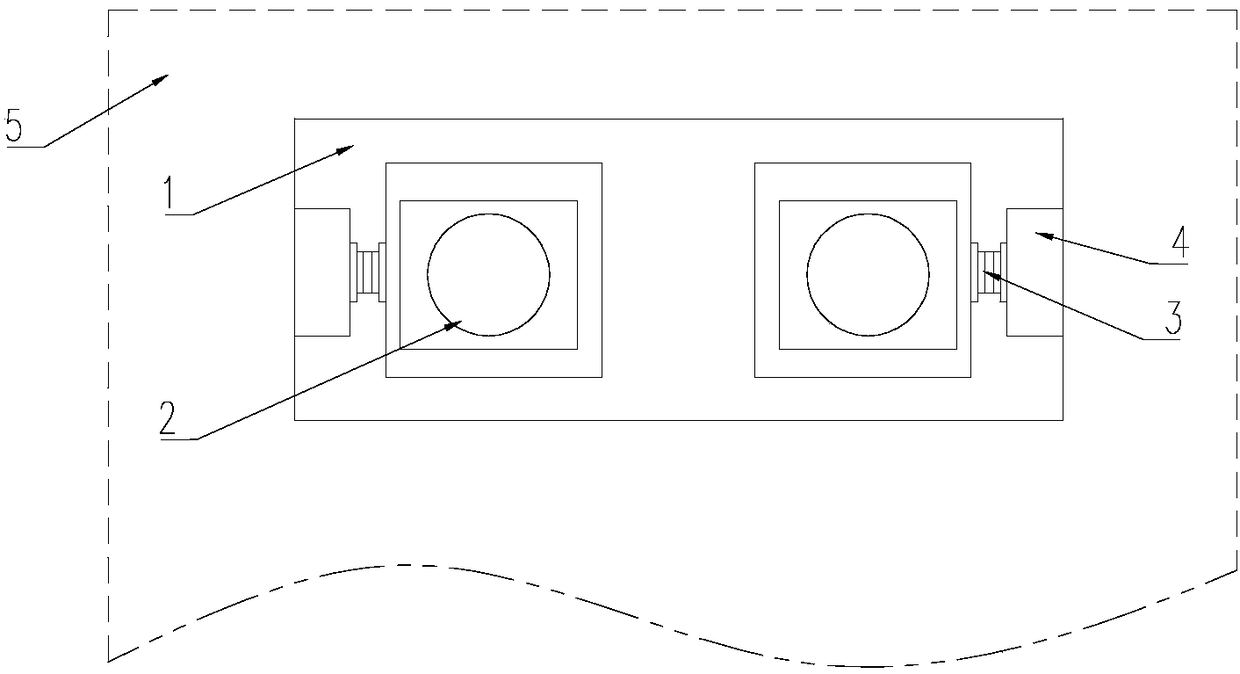 Bridge supporting device, installation method thereof and bridge supporting system