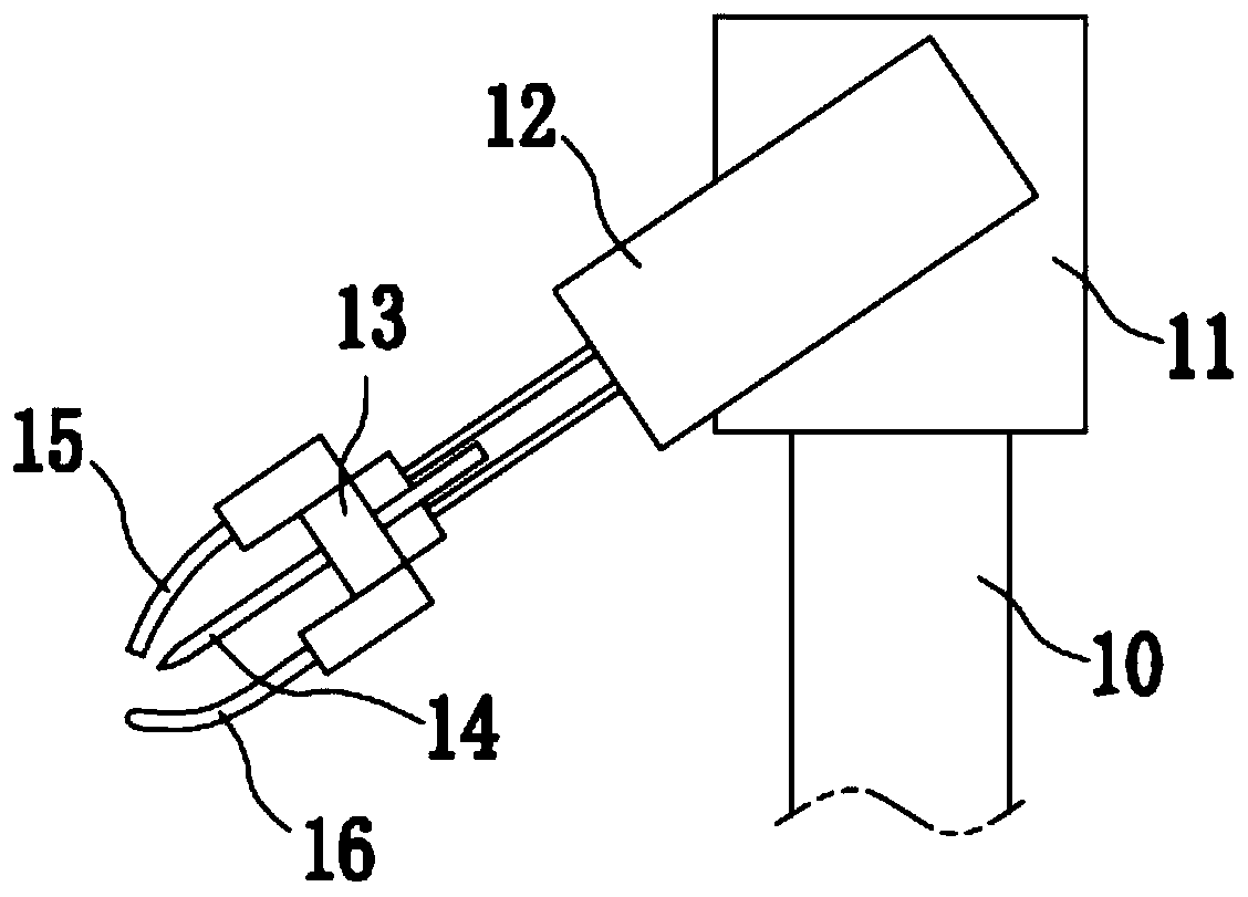 Tensioner shaft pin bending device and bending method